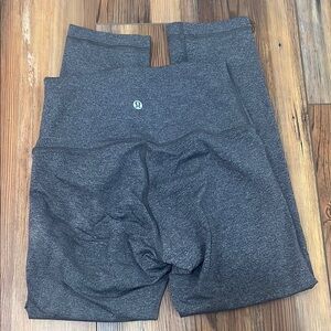 Lululemon Gray Cropped Leggings